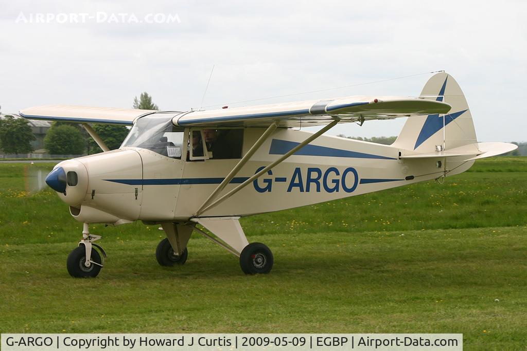 G-ARGO, 1960 Piper PA-22-108 Colt Colt C/N 22-8034, At the Great Vintage Flying Weekend. Privately owned.