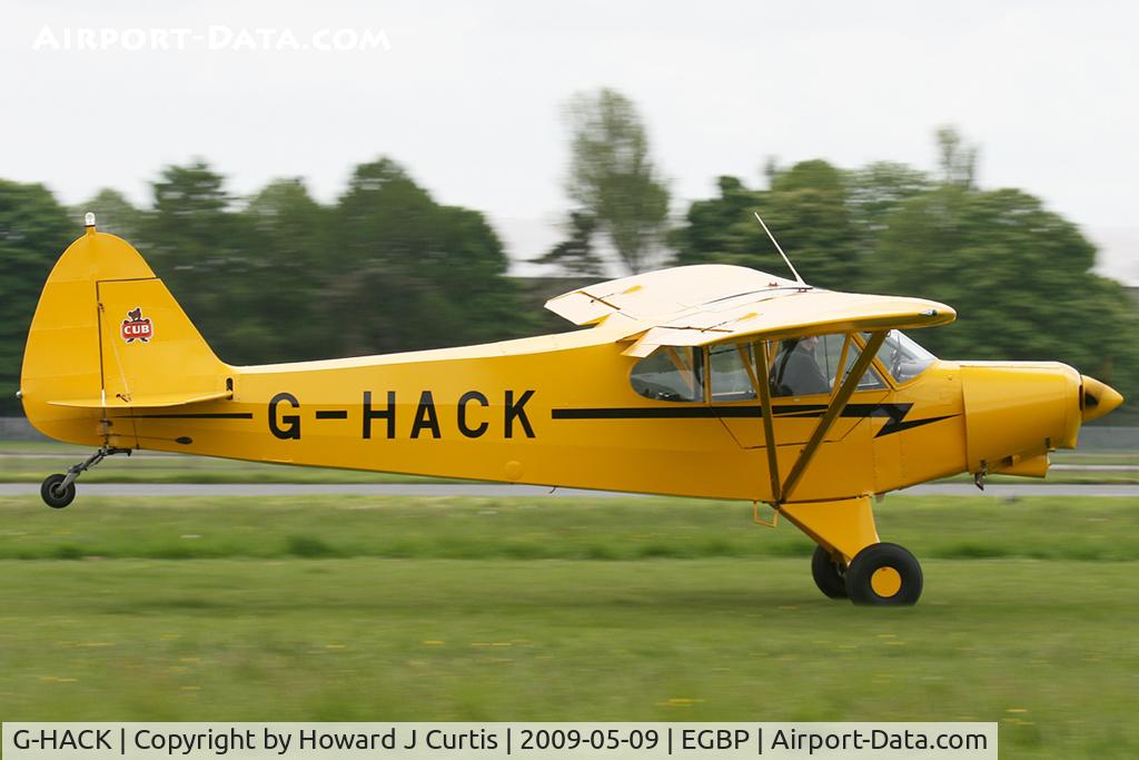 G-HACK, 1959 Piper PA-18-150 Super Cub C/N 18-7168, At the Great Vintage Flying Weekend. Privately owned.