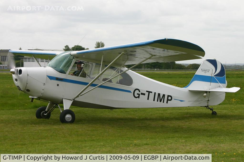 G-TIMP, 1946 Aeronca 7BCM C/N 7AC-3392, At the Great Vintage Flying Weekend. Privately owned.