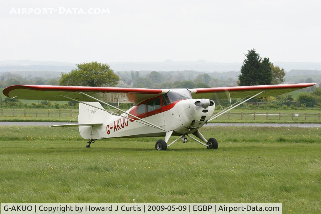 G-AKUO, 1946 Aeronca 11AC Chief C/N 11AC-1376, At the Great Vintage Flying Weekend. Privately owned.
