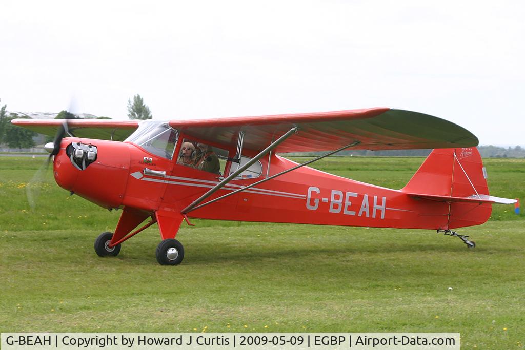 G-BEAH, 1946 Auster J-2 Arrow C/N 2366, At the Great Vintage Flying Weekend. Privately owned.