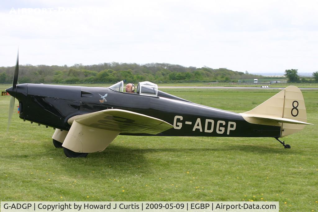 G-ADGP, 1935 Miles M.2L Hawk Speed Six C/N 160, At the Great Vintage Flying Weekend. Privately owned.