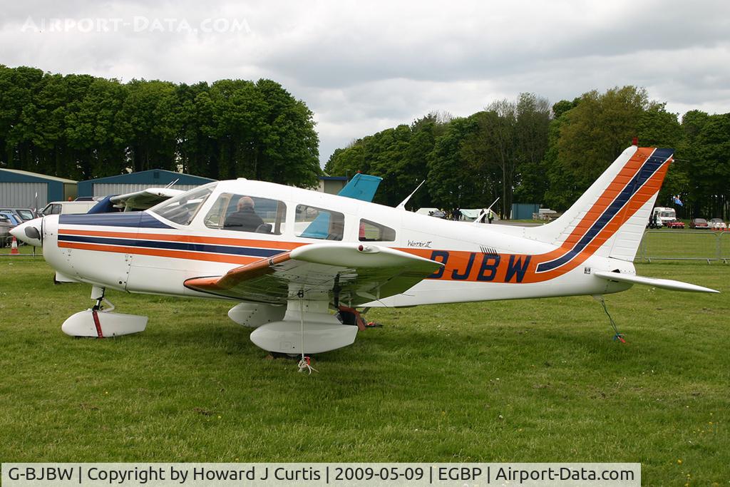 G-BJBW, 1981 Piper PA-28-161 Cherokee Warrior II C/N 28-8116280, At the Great Vintage Flying Weekend. Privately owned.