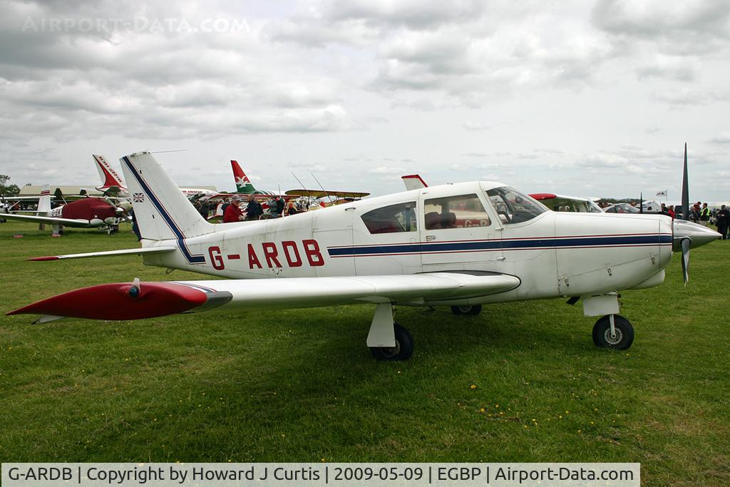 G-ARDB, 1960 Piper PA-24-250 Comanche C/N 24-2166, At the Great Vintage Flying Weekend. Privately owned.