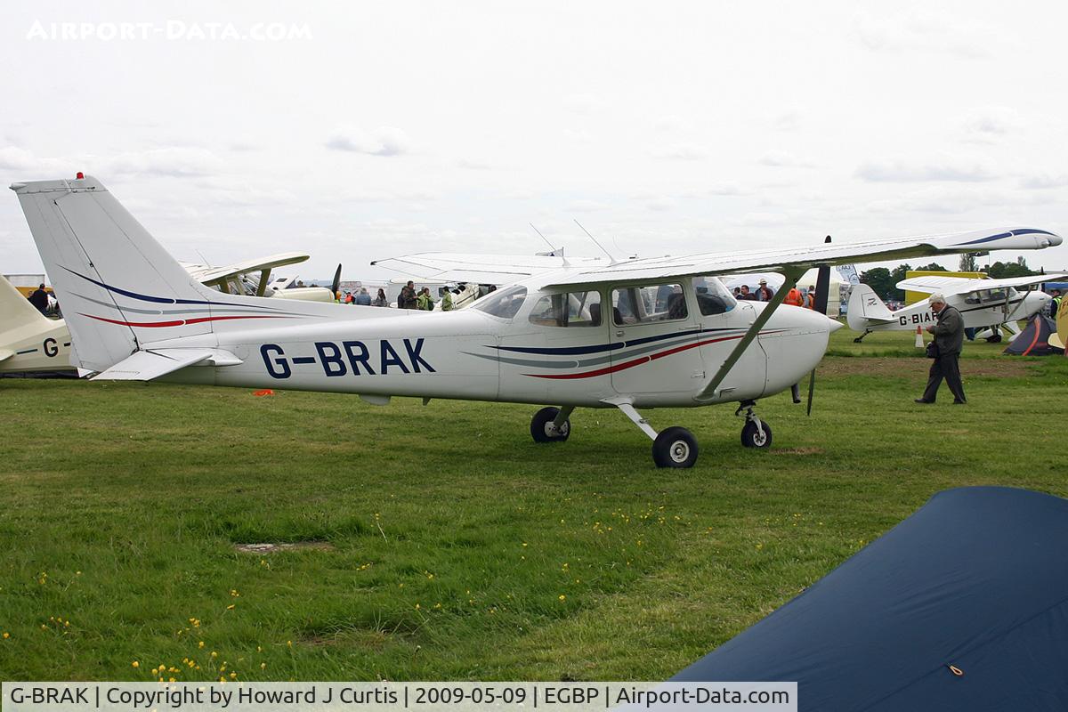 G-BRAK, 1980 Cessna 172N C/N 172-73795, At the Great Vintage Flying Weekend. Privately owned.