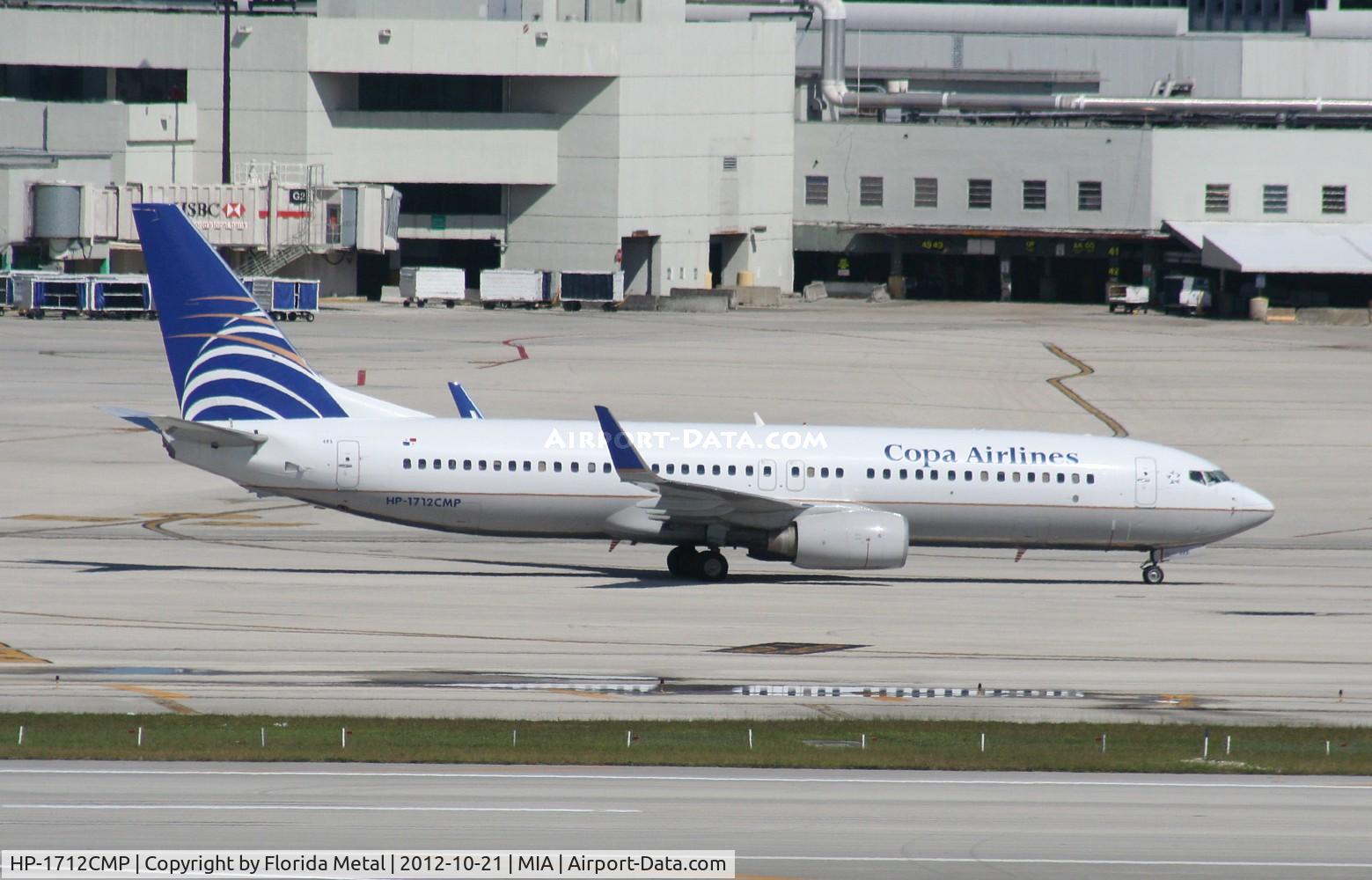 HP-1712CMP, 2010 Boeing 737-8V3 C/N 40664, Copa 737-800
