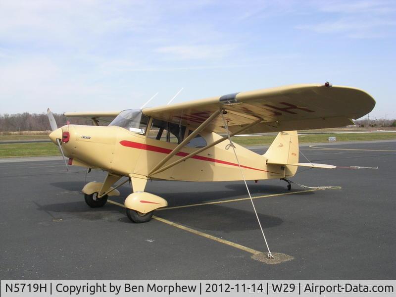 N5719H, 1949 Piper PA-16 Clipper C/N 16-331, Bay Bridge Airport
