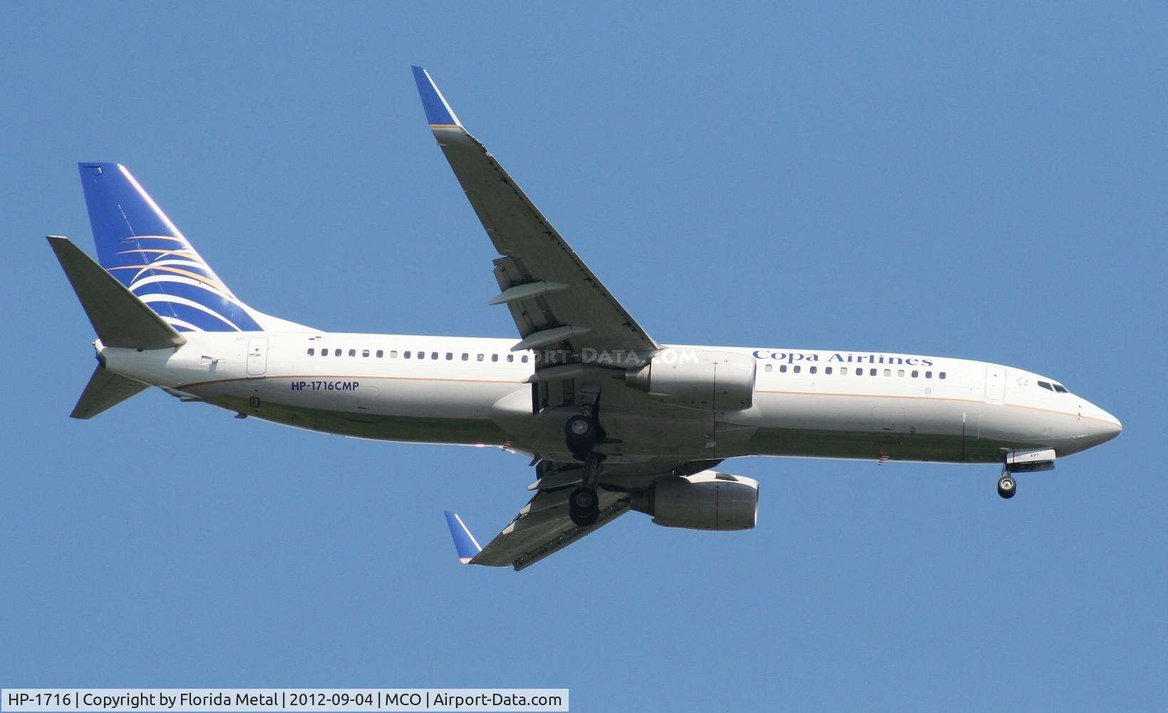 HP-1716, 2011 Boeing 737-8V6 C/N 40666, Copa 737-800