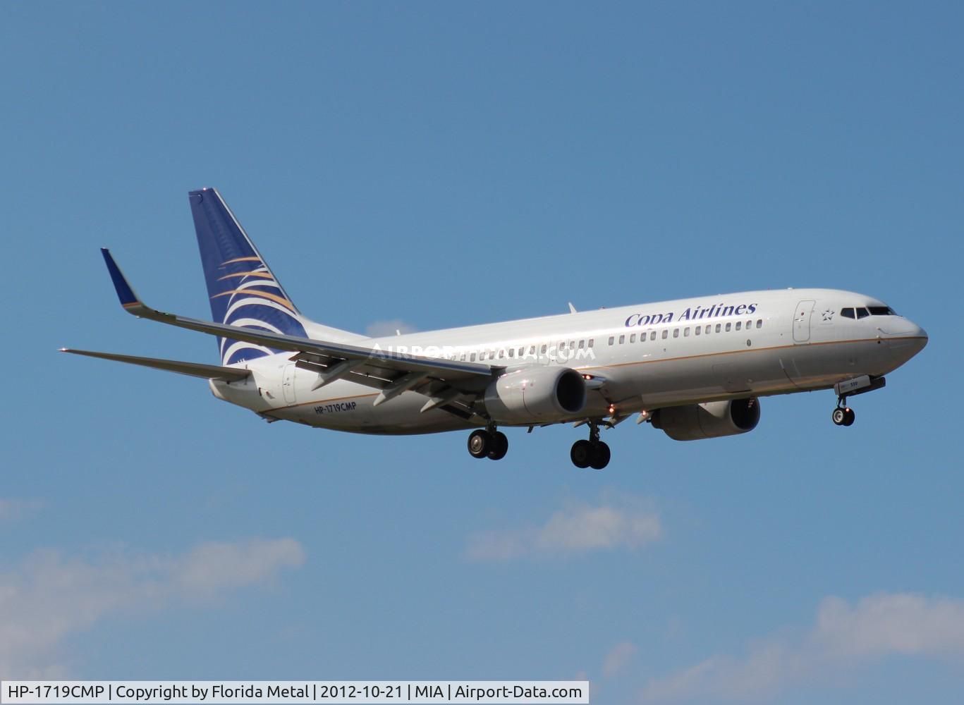 HP-1719CMP, 2011 Boeing 737-8V3 C/N 37957, Copa 737-800