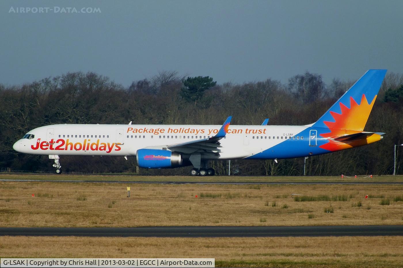 G-LSAK, 1996 Boeing 757-23N C/N 27973, jet2 Holidays