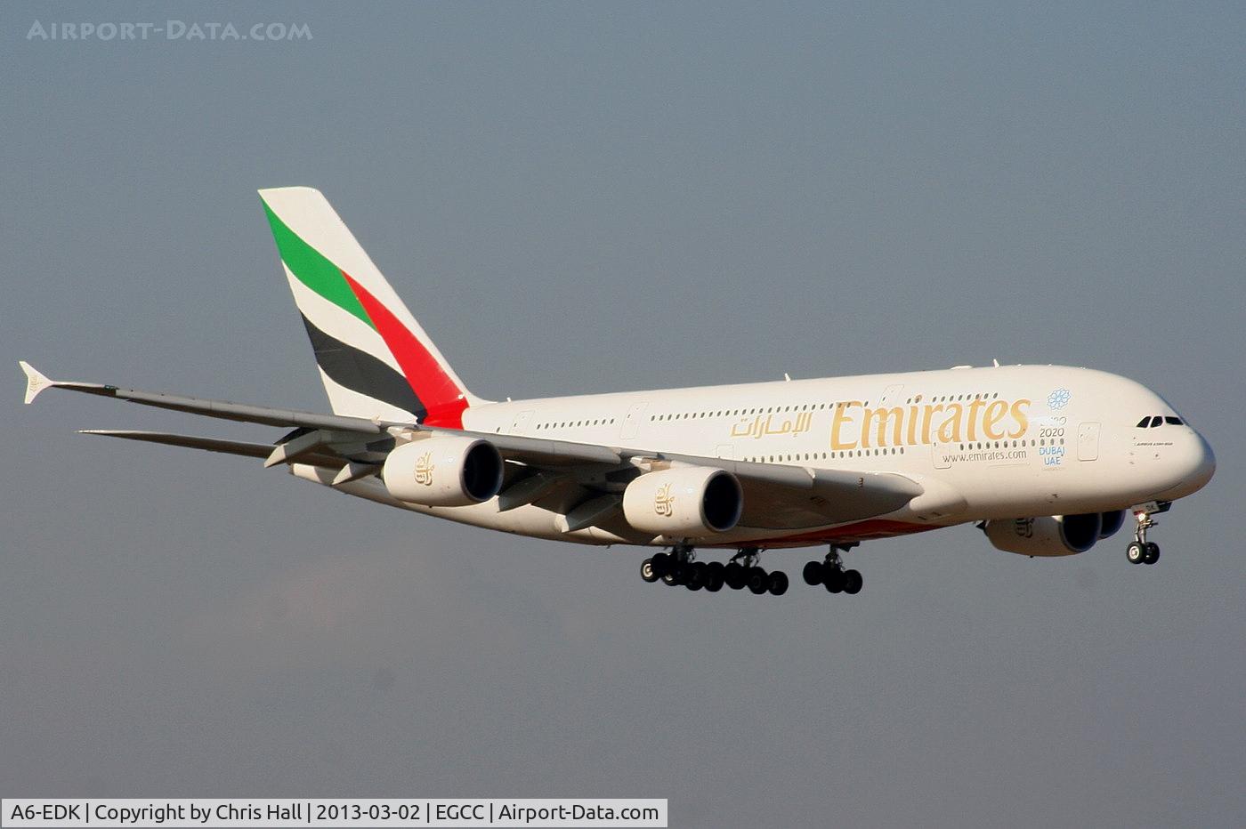 A6-EDK, 2010 Airbus A380-861 C/N 030, Emirates