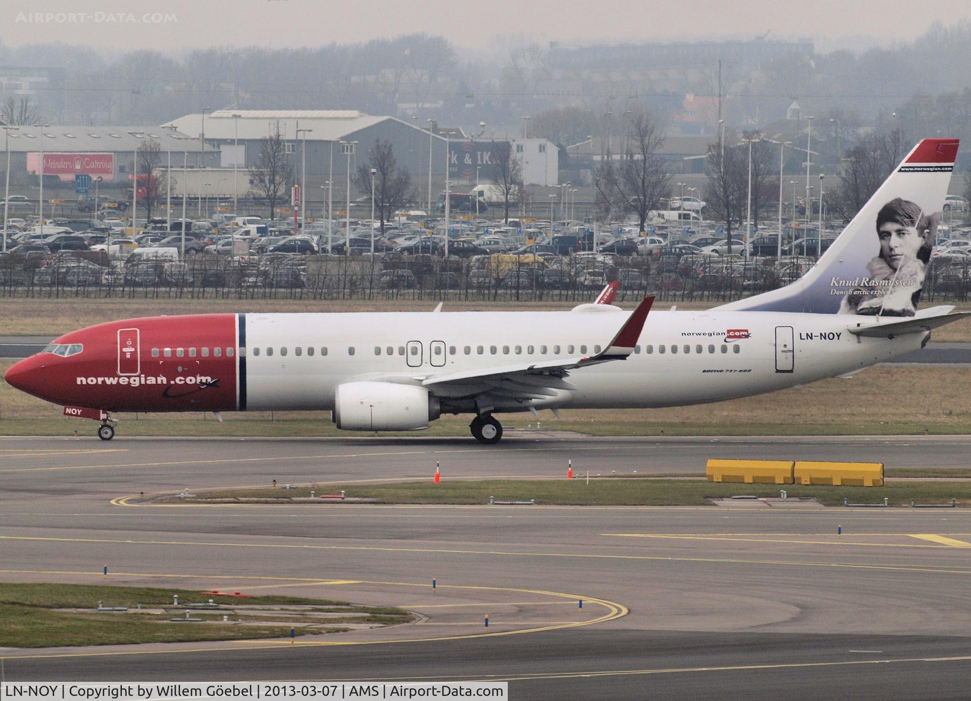 LN-NOY, 2012 Boeing 737-8JP C/N 39419, Taxi to runway 09 of Schiphol Airport