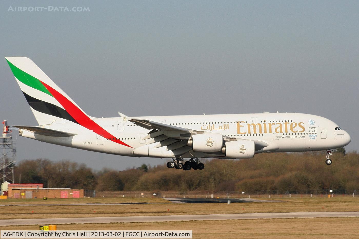 A6-EDK, 2010 Airbus A380-861 C/N 030, Emirates