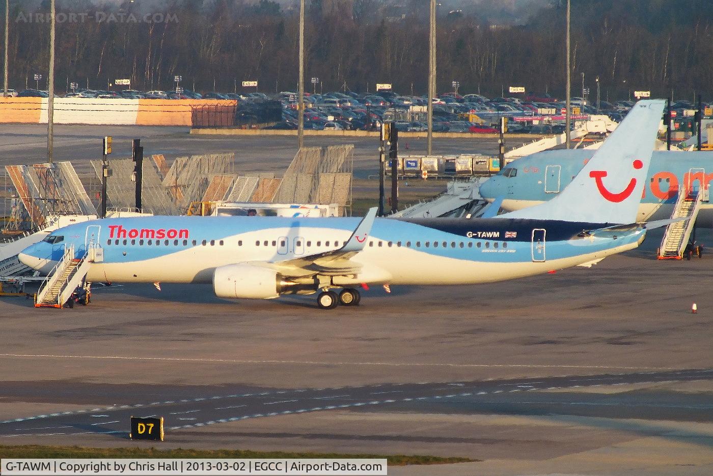 G-TAWM, 2013 Boeing 737-8K5 C/N 37249, Thomson's newest B737 in the 
