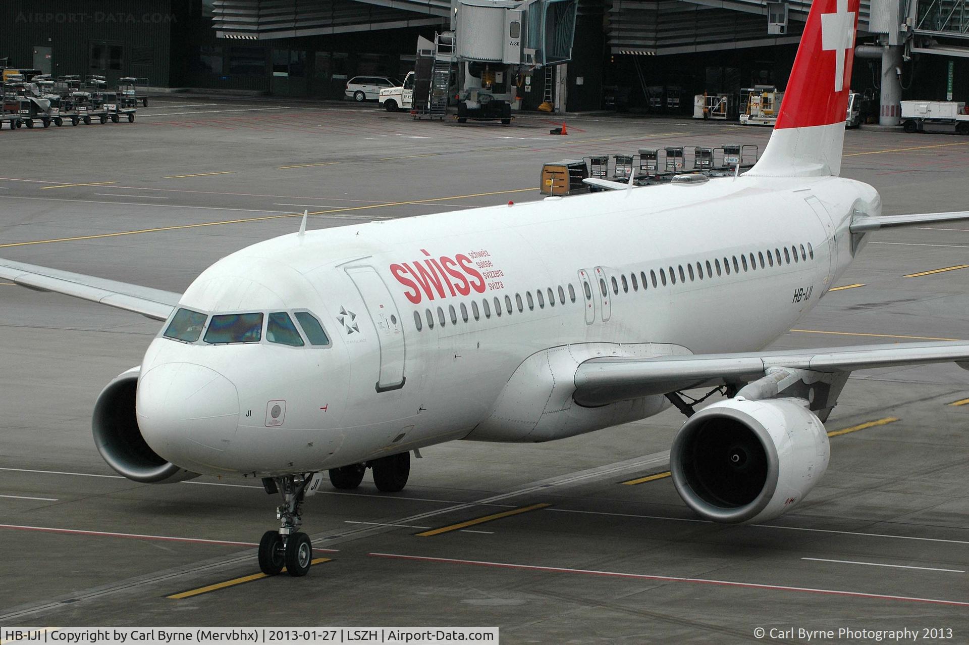 HB-IJI, 1996 Airbus A320-214 C/N 0577, Taken from the Spectator Terrace.