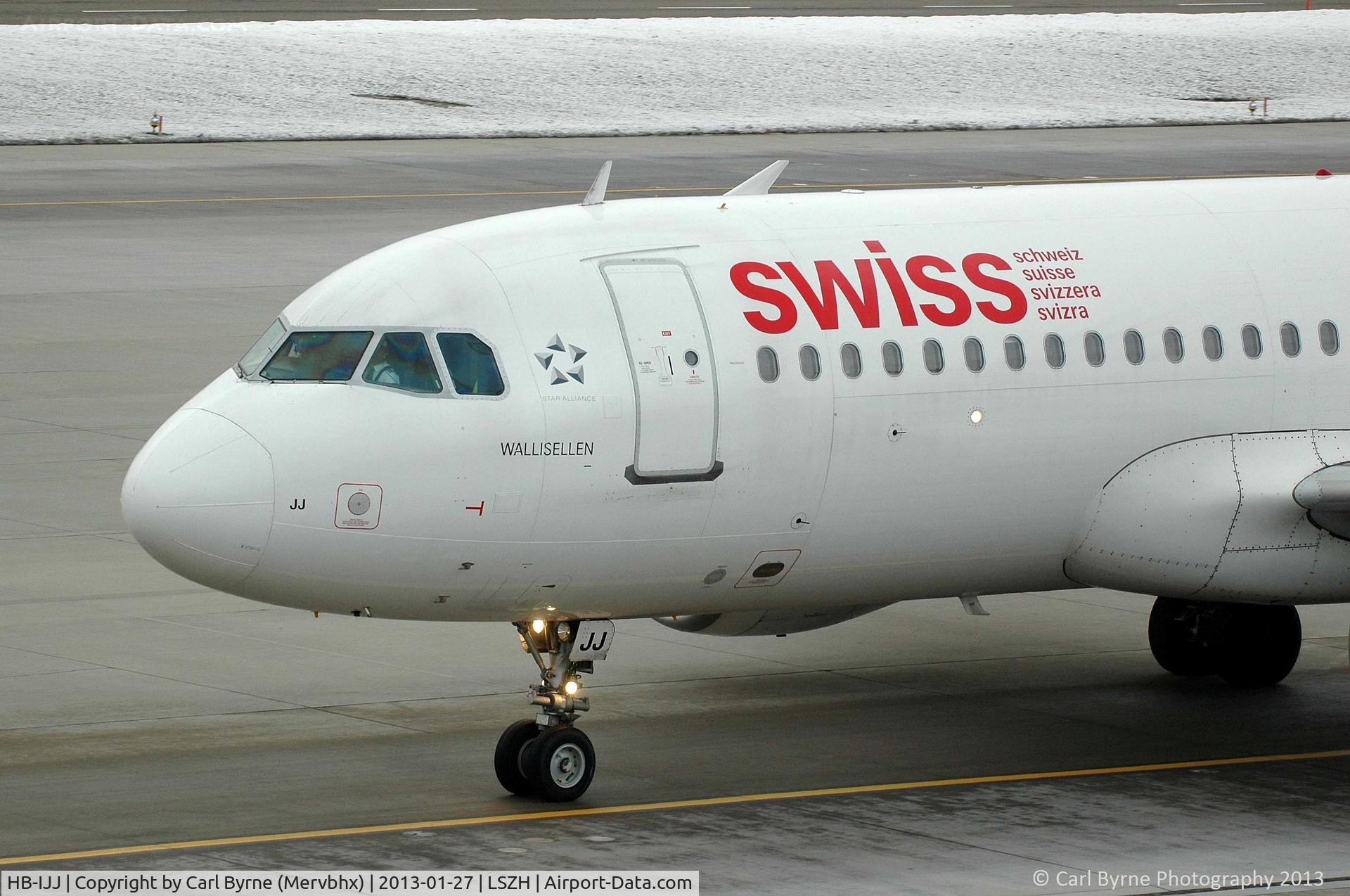 HB-IJJ, 1996 Airbus A320-214 C/N 585, Taken from the Spectator Terrace.