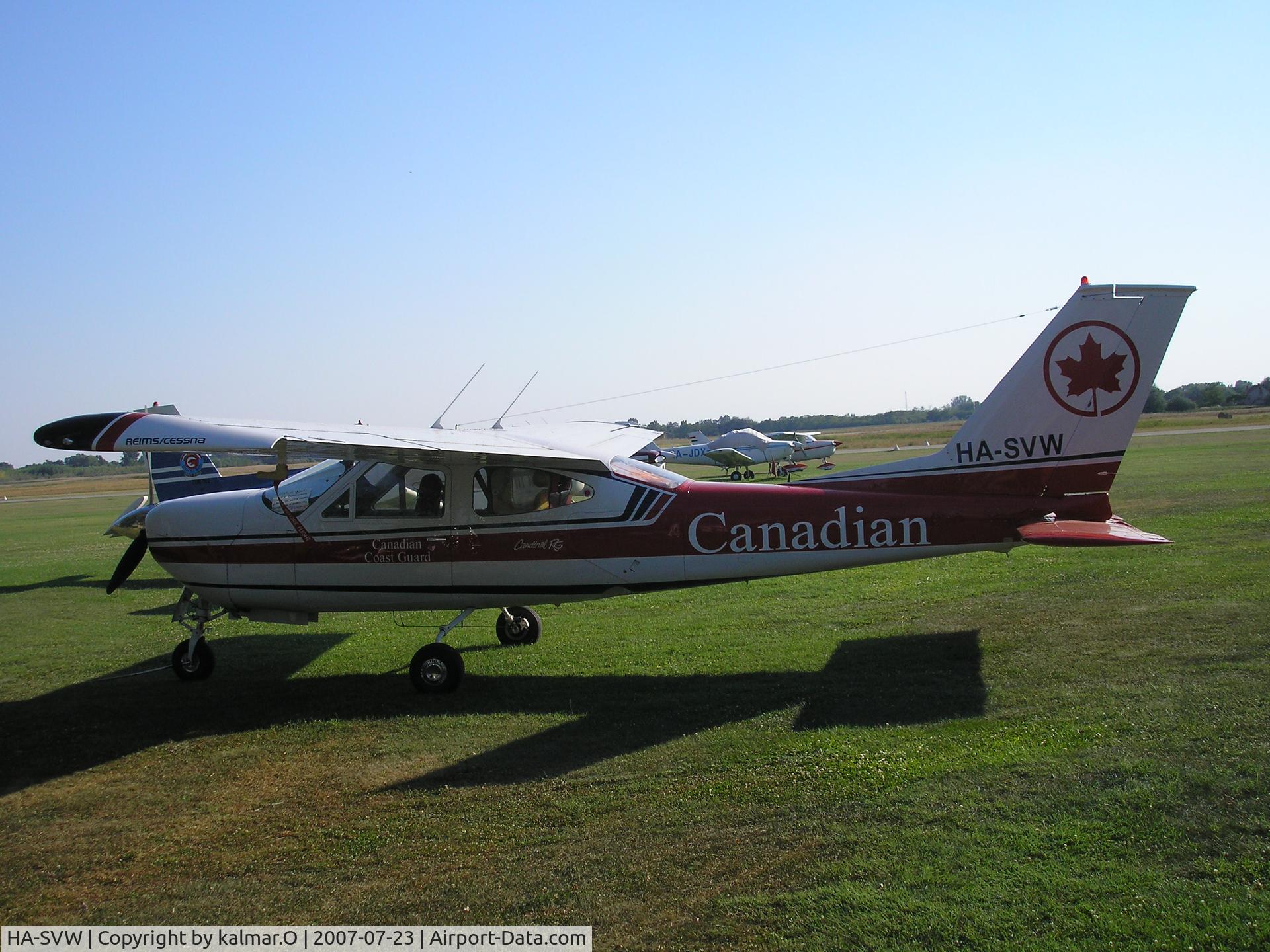 HA-SVW, 1974 Reims F177RG Cardinal RG C/N F177RG0099, This plane stolen from hungarian airport,