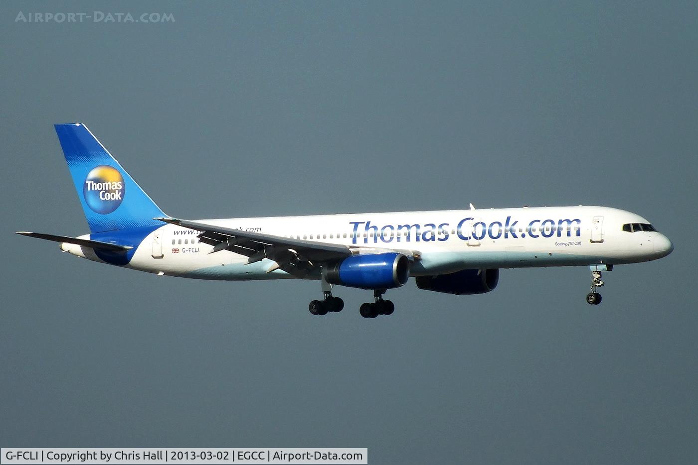 G-FCLI, 1995 Boeing 757-28A C/N 26275, Thomas Cook