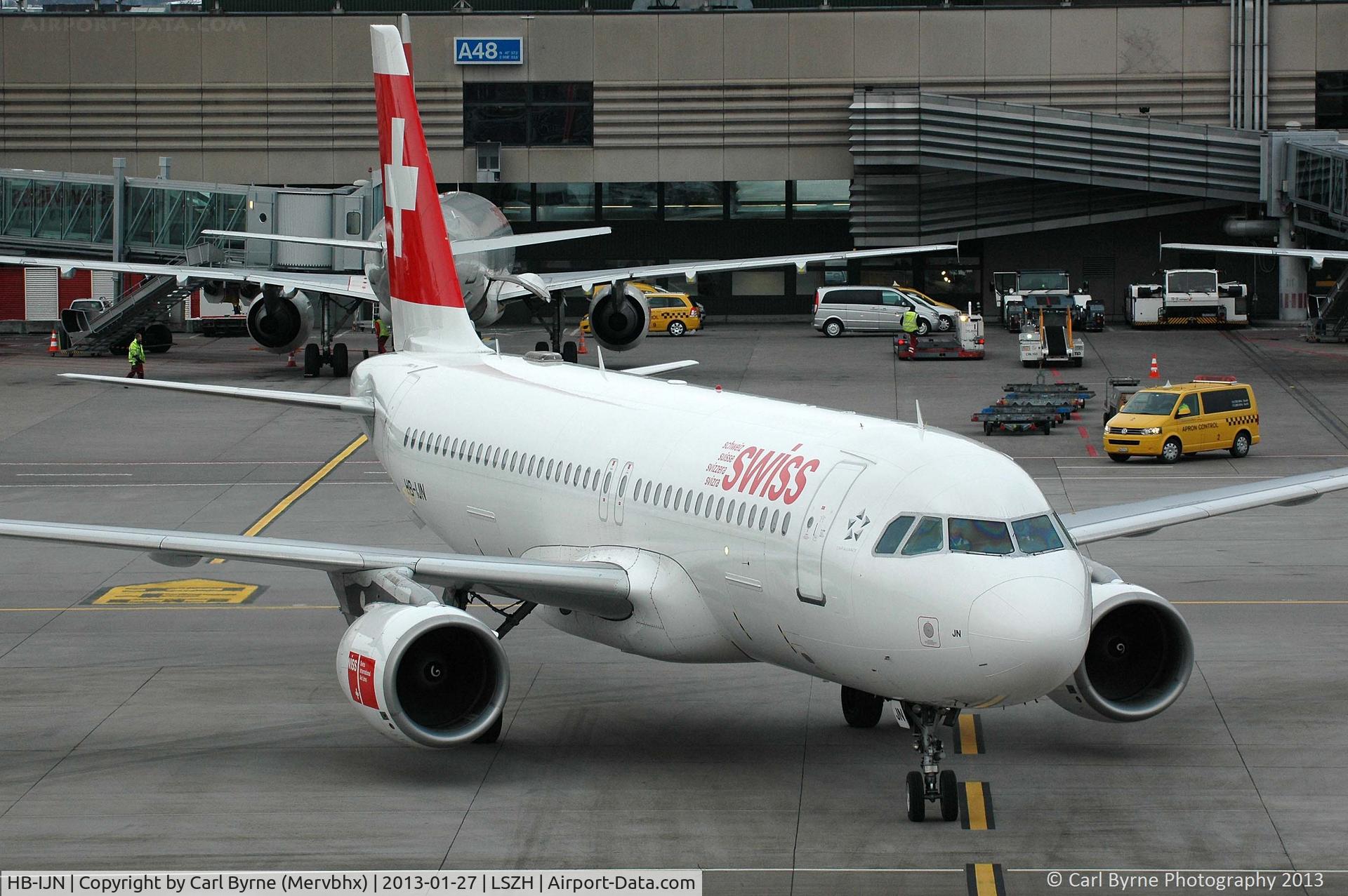 HB-IJN, 1996 Airbus A320-214 C/N 643, Taken from the Spectator Terrace.