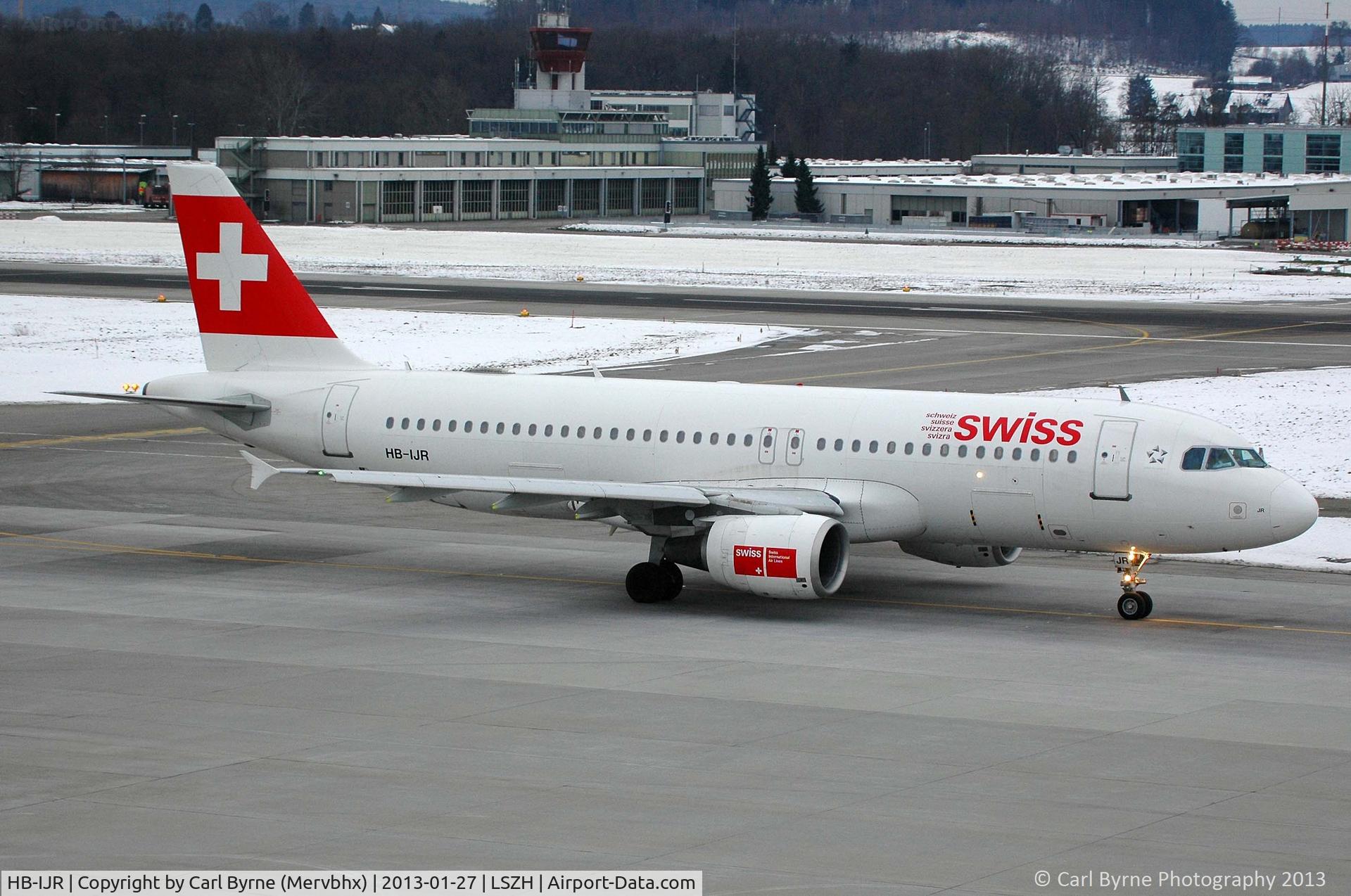 HB-IJR, 1997 Airbus A320-214 C/N 0703, Taken from the Spectator Terrace.