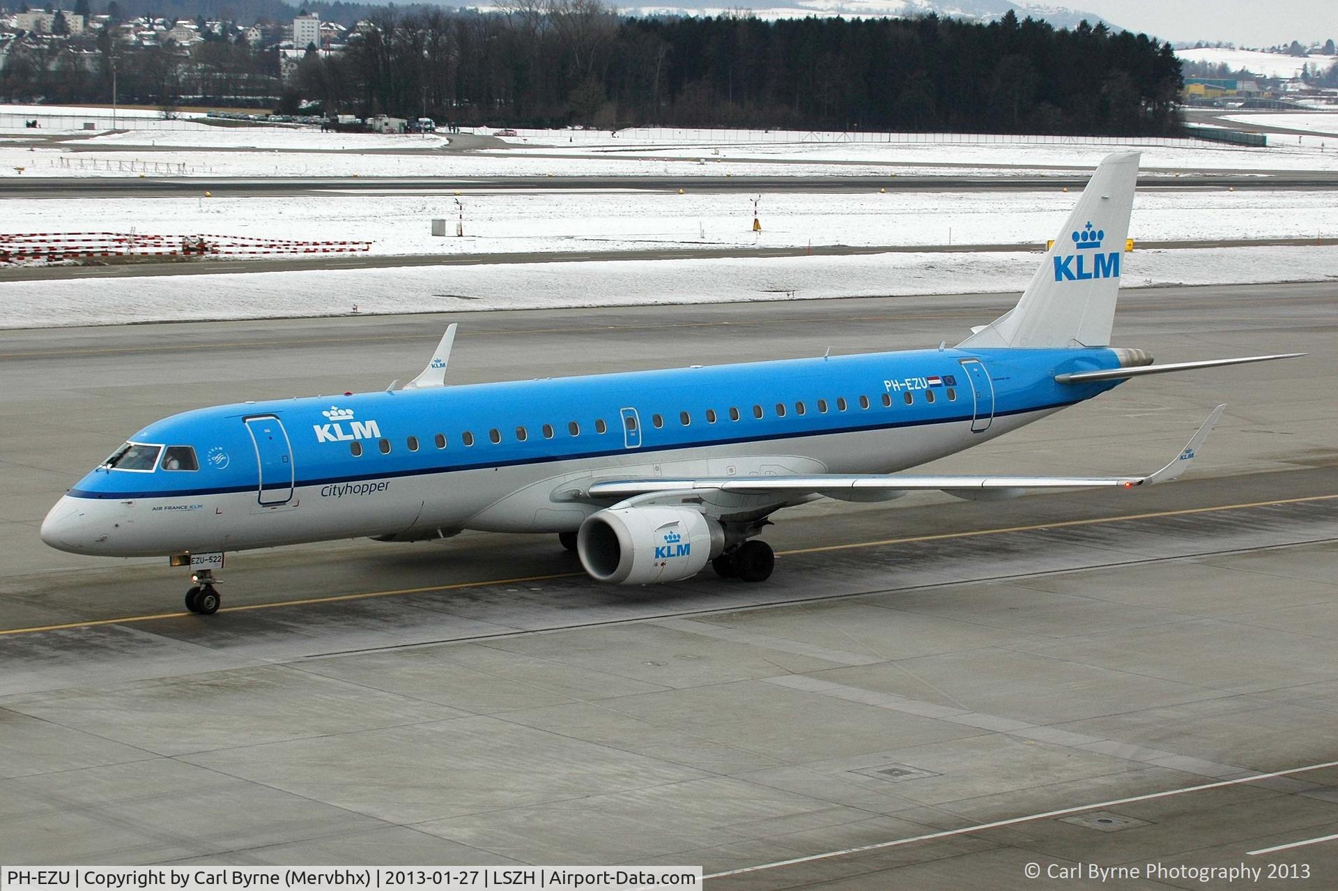 PH-EZU, 2012 Embraer 190LR (ERJ-190-100LR) C/N 19000522, Taken from the Spectator Terrace.