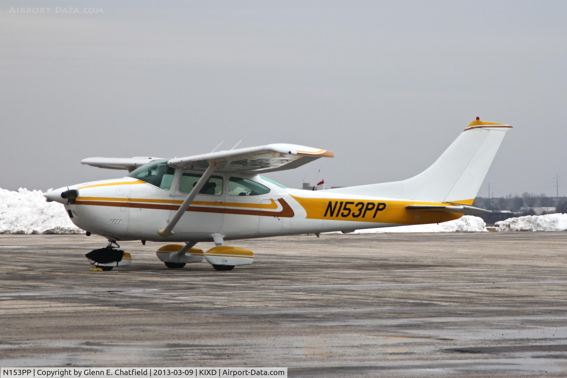 N153PP, 1978 Cessna 182Q Skylane C/N 18266340, Parked on the wet ramp