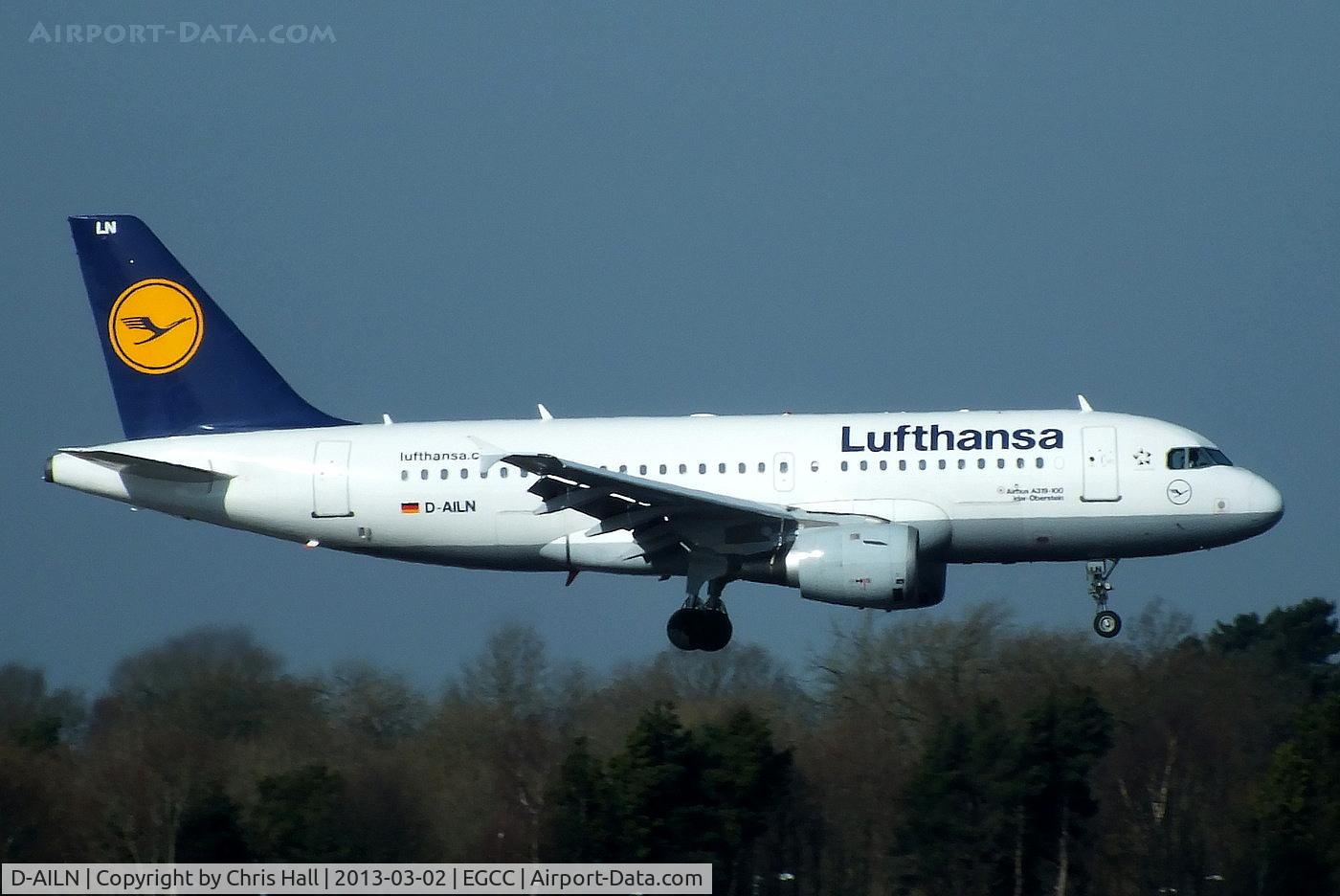 D-AILN, 1997 Airbus A319-114 C/N 700, Lufthansa