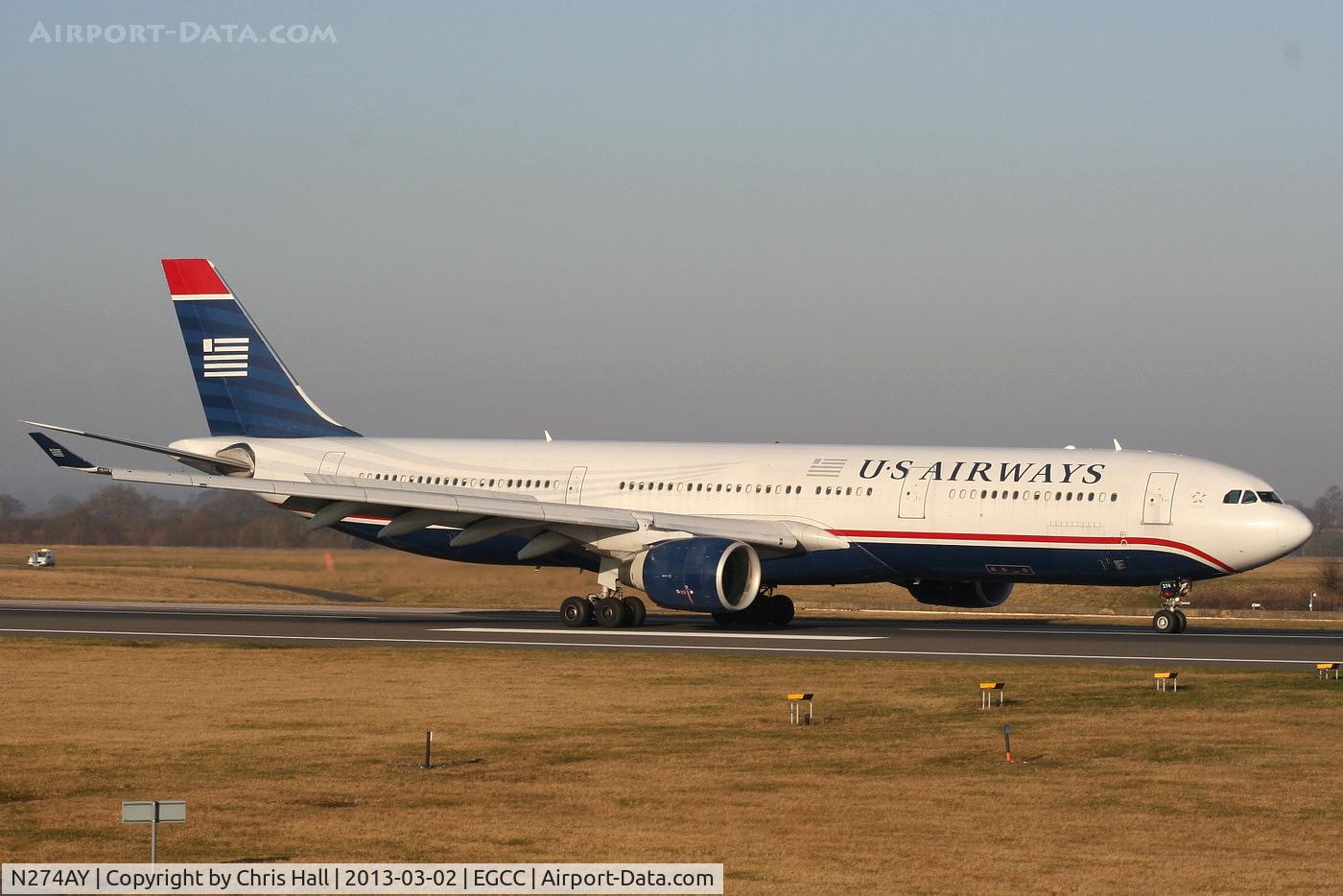 N274AY, 2000 Airbus A330-323X C/N 342, US Airways