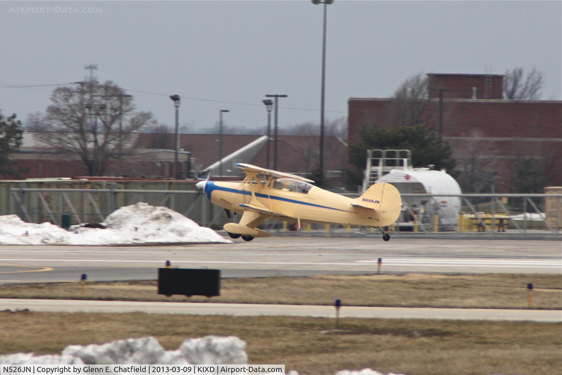 N526JN, Steen Skybolt C/N 001 (N526JN), Lifting off on departure