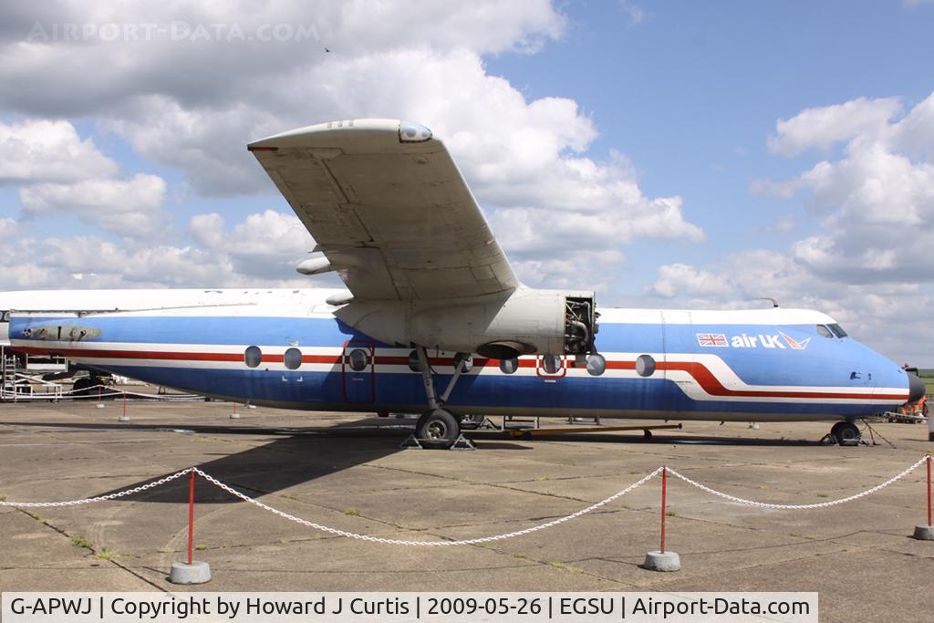 G-APWJ, 1963 Handley Page HPR-7 Herald 201 C/N 158, Faded Air UK colours.