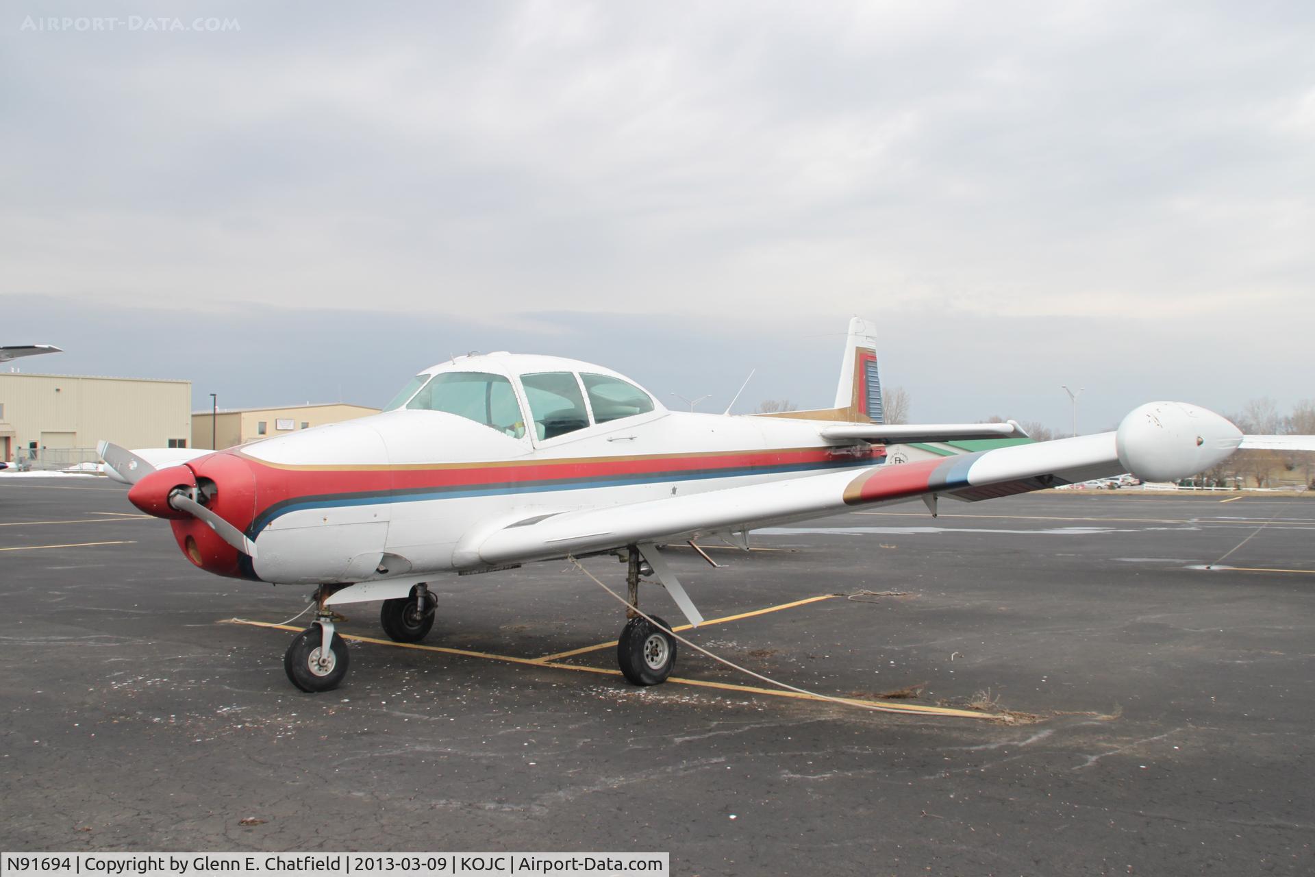 N91694, 1946 North American Navion (NA-145) C/N NAV-4-436, Been sitting here for ten years