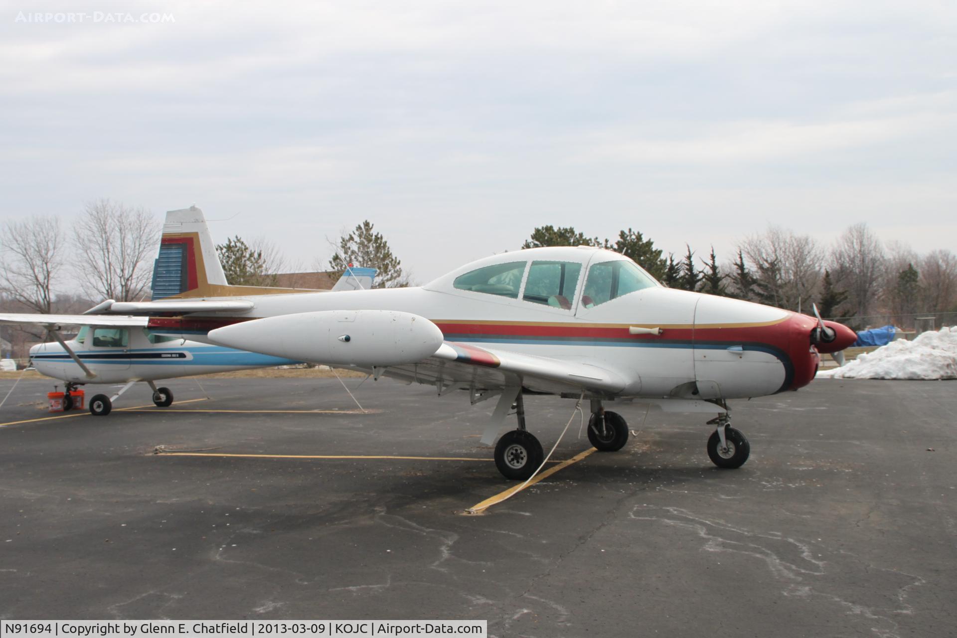 N91694, 1946 North American Navion (NA-145) C/N NAV-4-436, Been sitting here for ten years