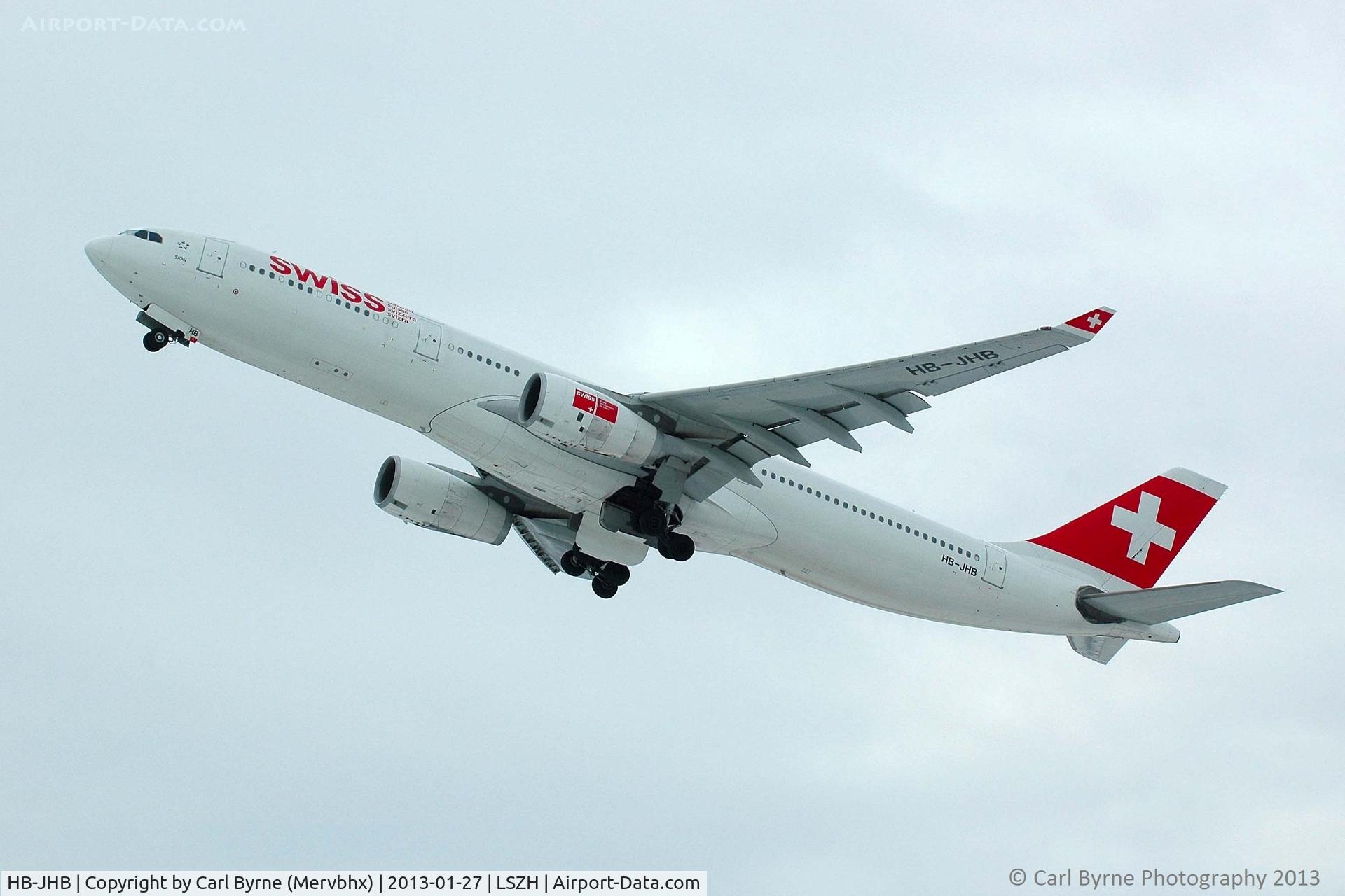 HB-JHB, 2009 Airbus A330-343X C/N 1018, Taken from the Spectator Terrace.