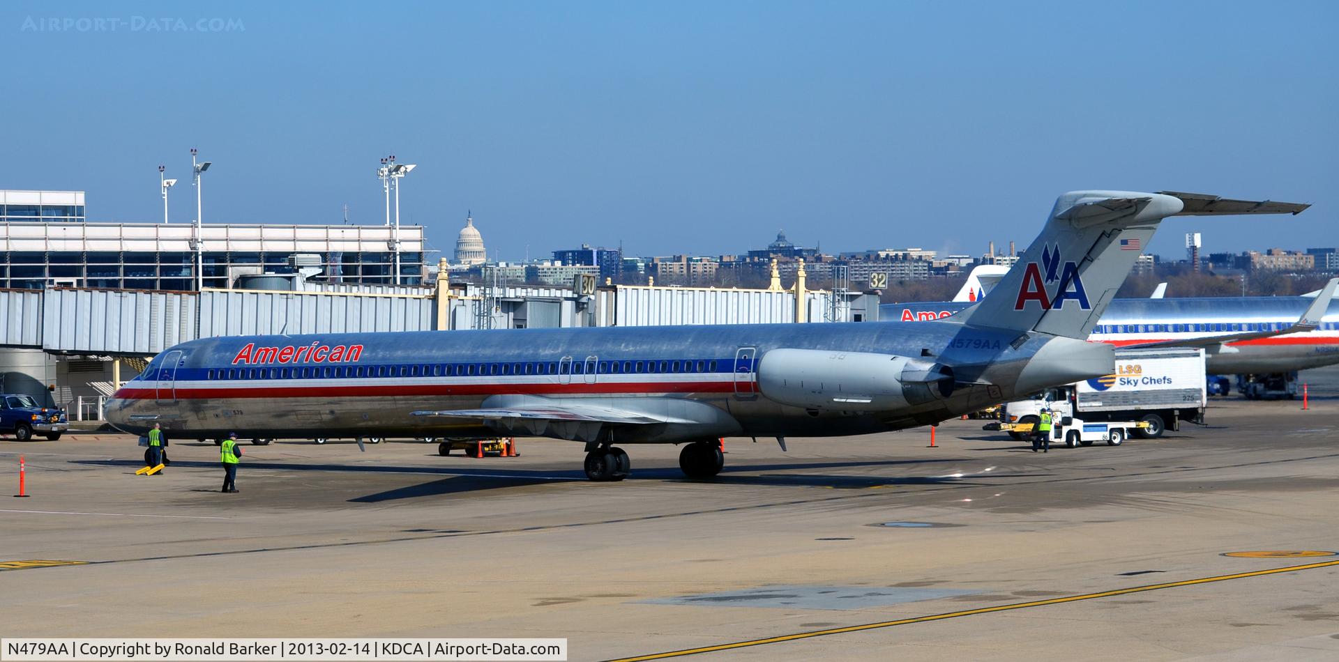 N479AA, 1988 McDonnell Douglas MD-82 (DC-9-82) C/N 49654, DCA VA