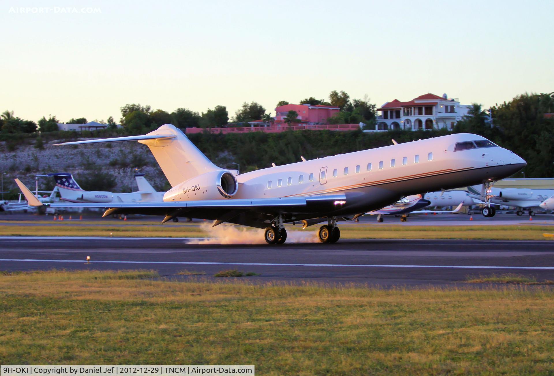 9H-OKI, 2009 Bombardier BD-700-1A10 Global Express C/N 9336, 9H-OKI