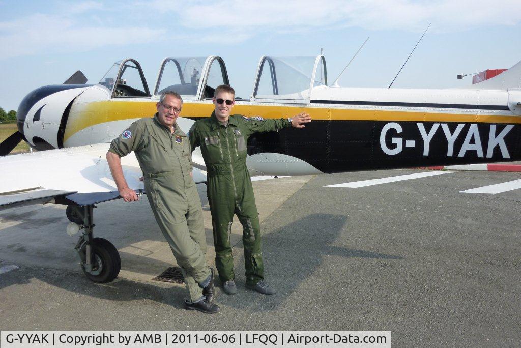 G-YYAK, 1987 Bacau Yak-52 C/N 878101, Maxime