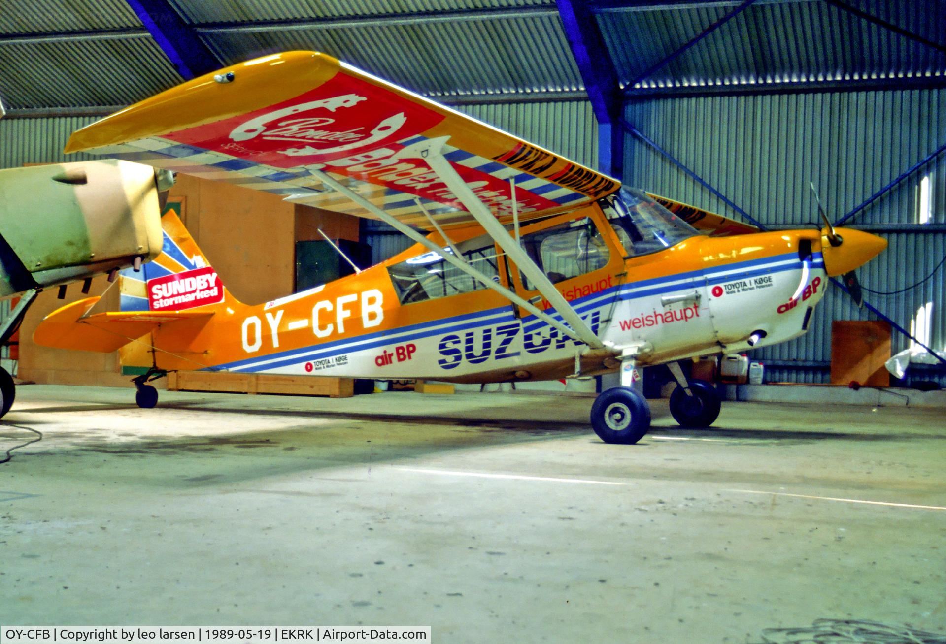 OY-CFB, 1979 Bellanca 8KCAB Decathlon C/N 487-79, Roskilde Denmark 19.5.89