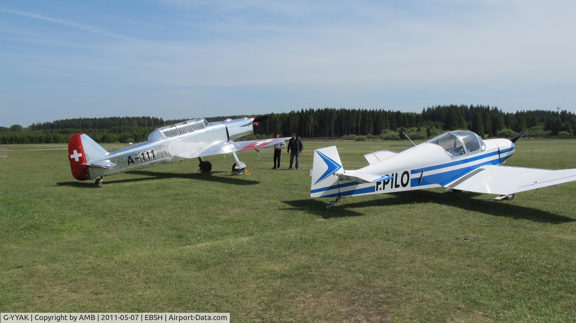 G-YYAK, 1987 Bacau Yak-52 C/N 878101, Meeting