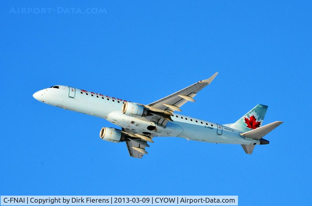 C-FNAI, 2007 Embraer 190AR (ERJ-190-100IGW) C/N 19000132, Departing rwy 14 in the early morning.