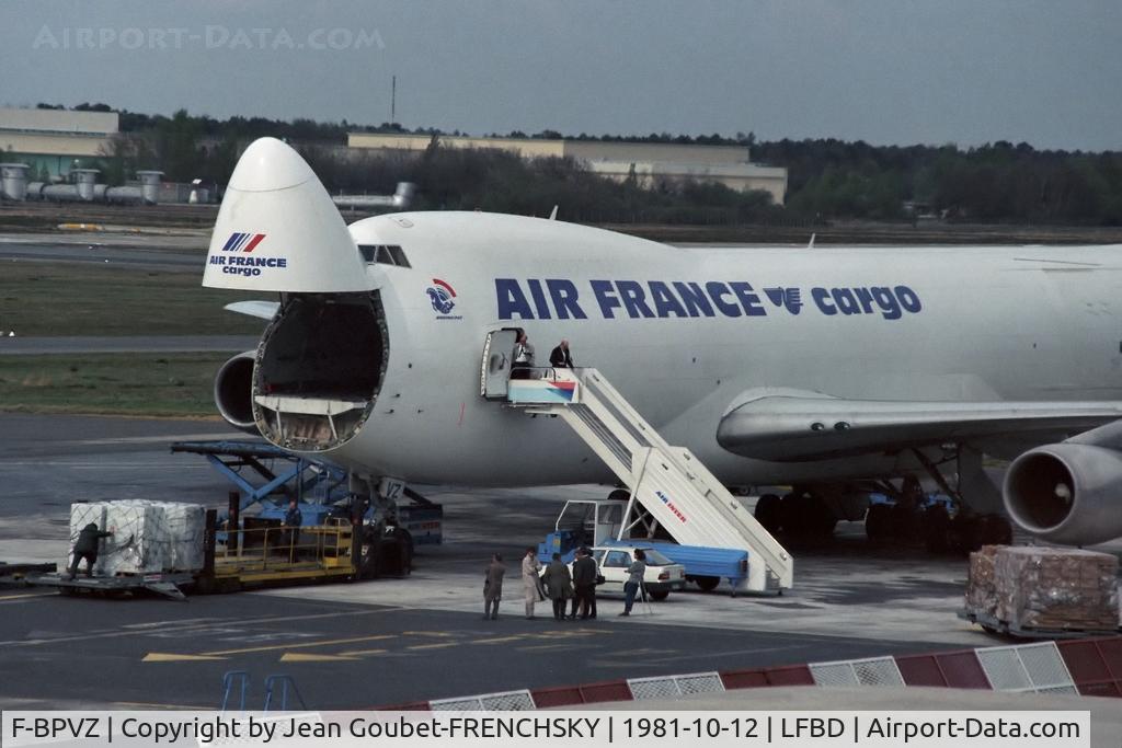 F-BPVZ, 1979 Boeing 747-228F C/N 21787, Air France Cargo