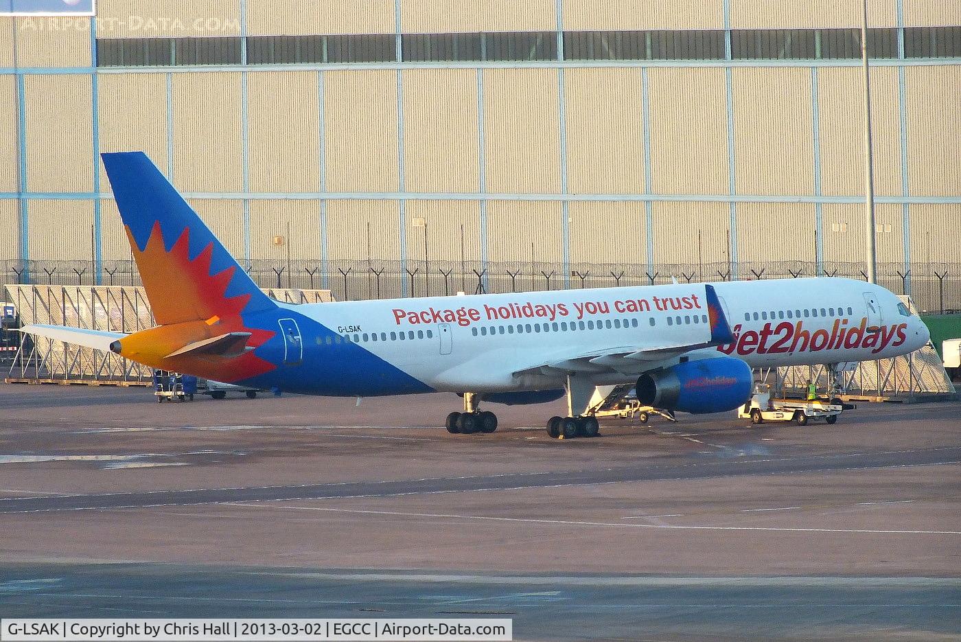 G-LSAK, 1996 Boeing 757-23N C/N 27973, jet2 Holidays
