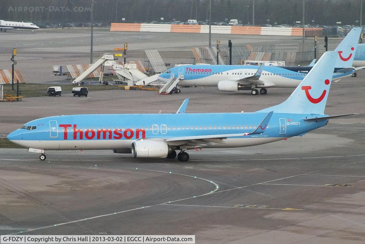 G-FDZY, 2011 Boeing 737-8K5 C/N 37261, Thomson