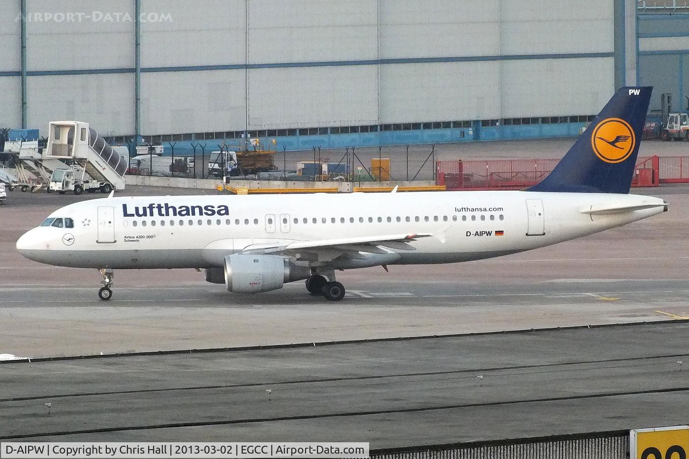D-AIPW, 1990 Airbus A320-211 C/N 137, Lufthansa