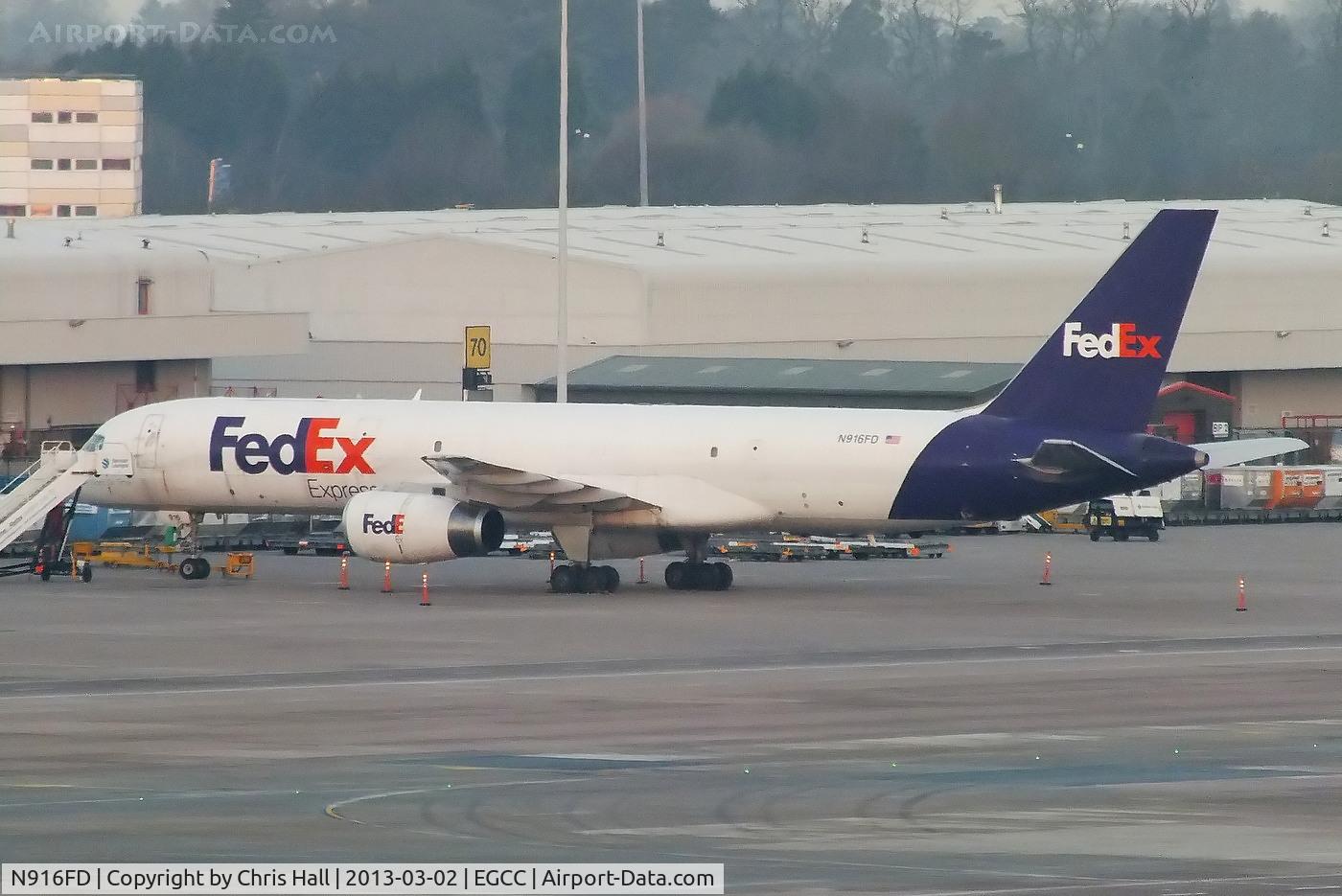 N916FD, 1988 Boeing 757-27B C/N 24137, FedEx