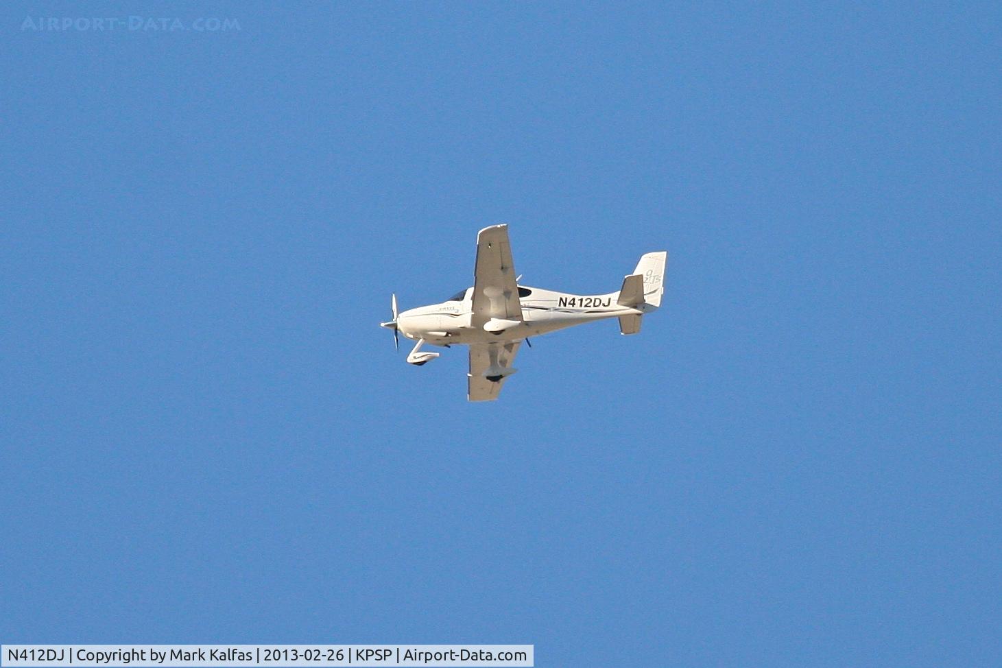 N412DJ, 2005 Cirrus SR22 C/N 1433, Inbound to KPSP.