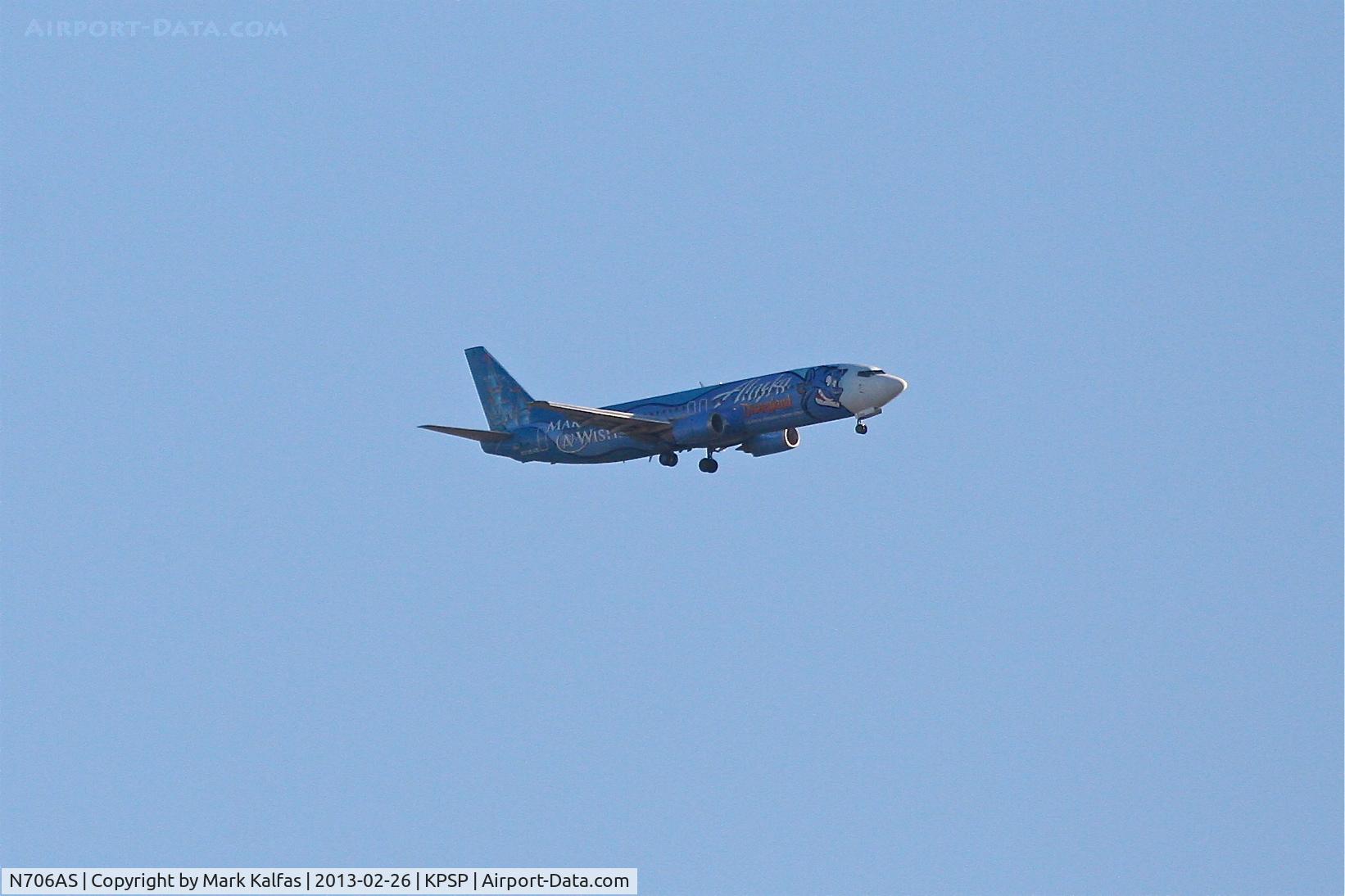 N706AS, 1998 Boeing 737-490 C/N 28894, Alaska Airlines Boeing 737-490 