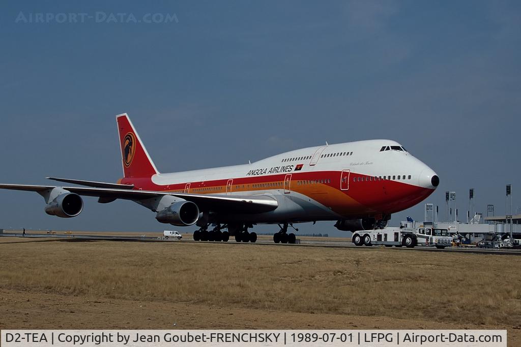 D2-TEA, 1986 Boeing 747-312 C/N 23410, TAAG ANGOLA