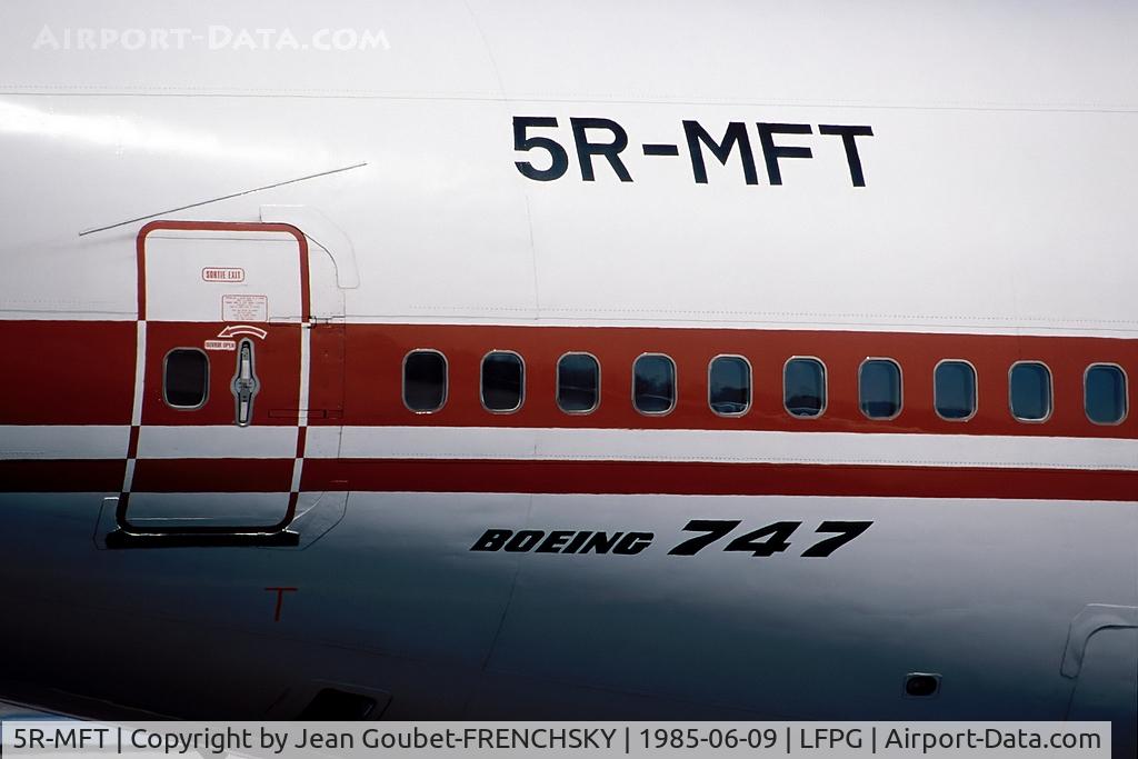 5R-MFT, 1979 Boeing 747-2B2B C/N 21614, Air Madagascar