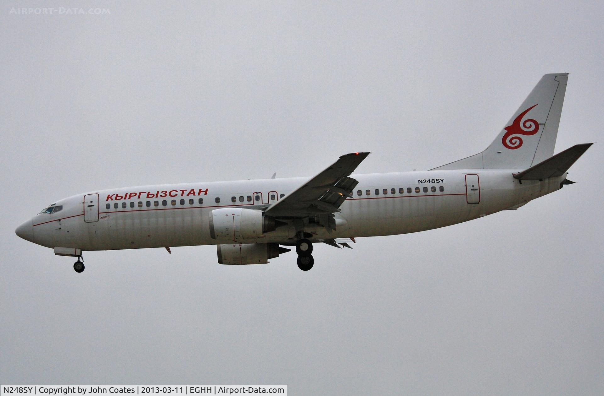 N248SY, 1991 Boeing 737-476 C/N 24438, Arriving from storage in Budapest for repaint