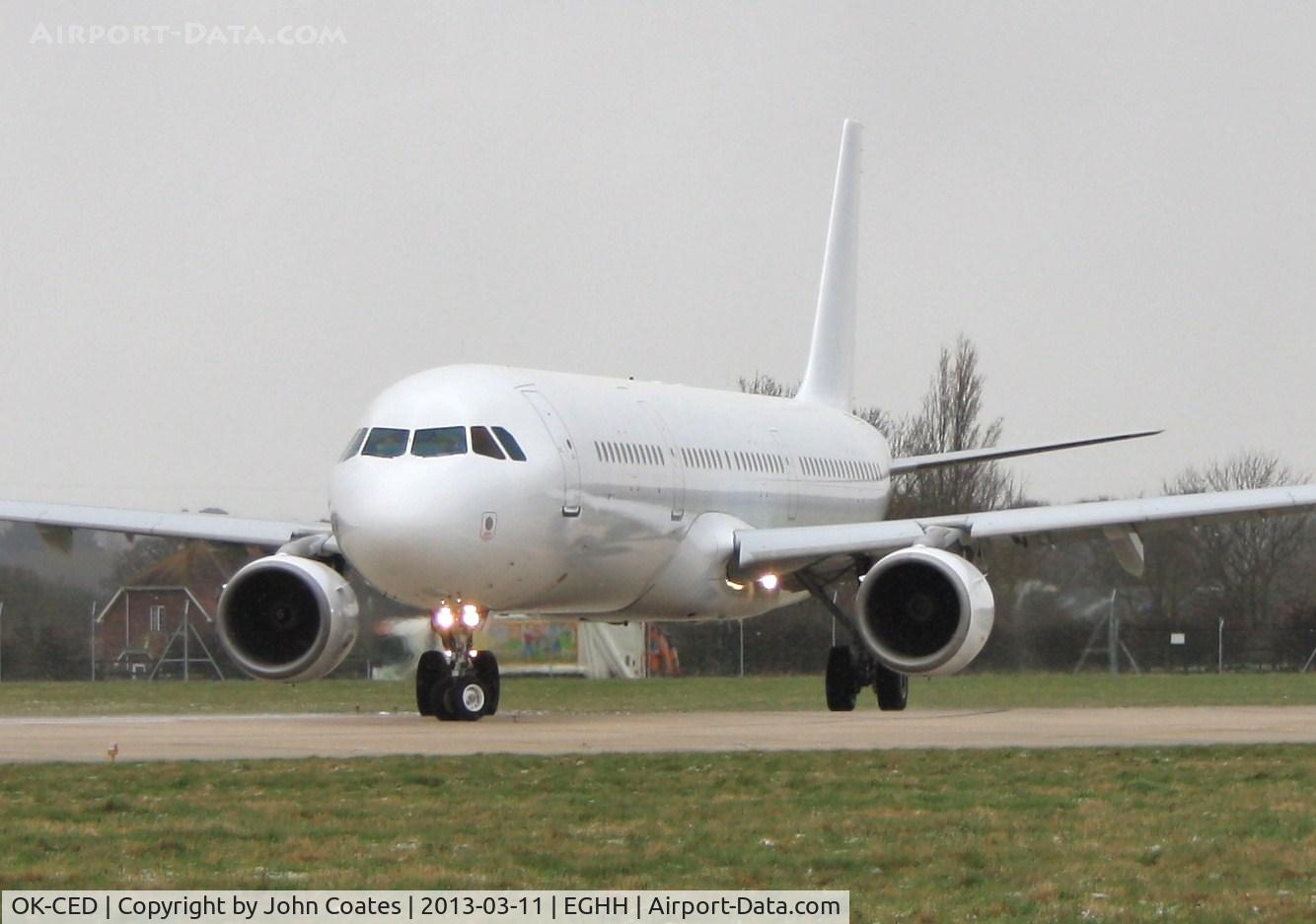 OK-CED, 1997 Airbus A321-211 C/N 684, Turning to line up for departure